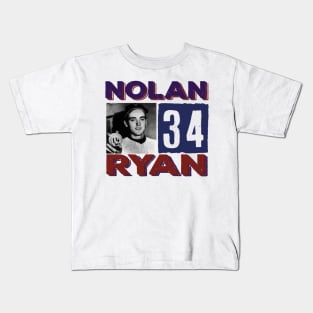 Vintage Young Nolan Ryan Kids T-Shirt